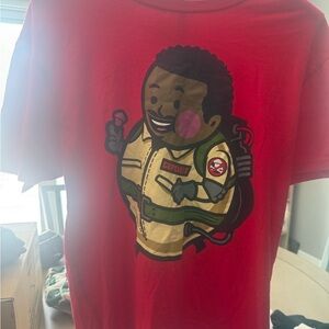 Ghostbusters by Johnny Cupcakes Red T-Shirt Medium like new